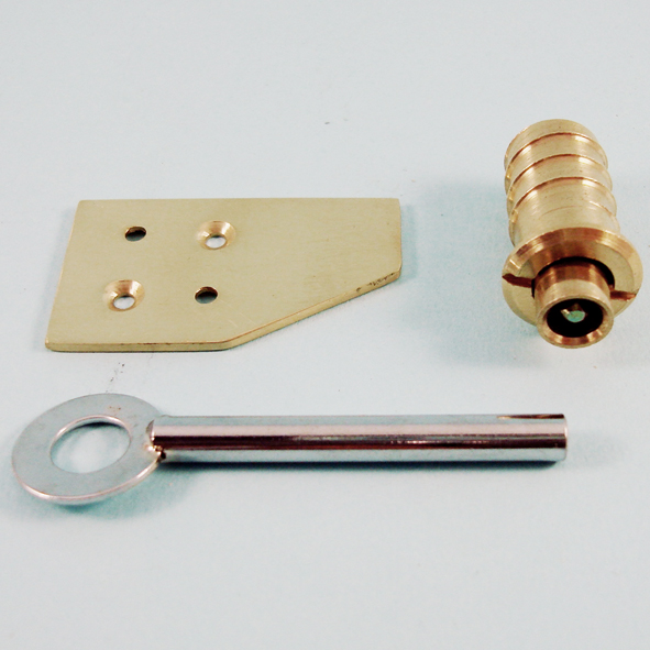 THD181/PB • Polished Brass • Flush Sash Stop